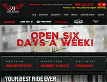 Tablet Screenshot of morrismotorsports.com